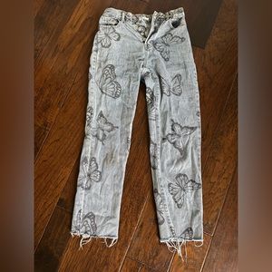 pacsun butterfly jeans